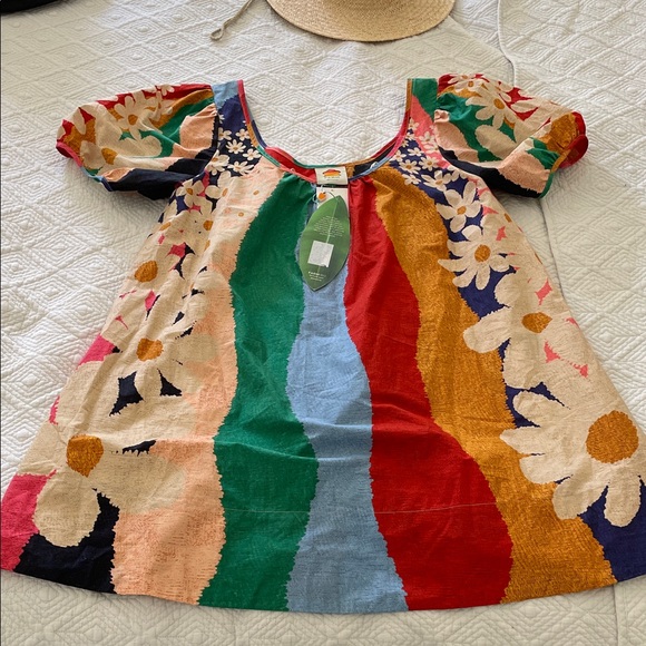 FARM Rio | Block Multicolor Floral Mini Dress | - Picture 5 of 7